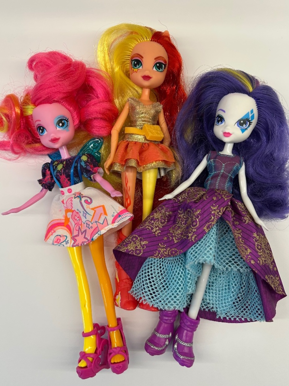 My Little Pony Equestria Girls Rainbow Rocks Dolls Set Of #3 (18B)